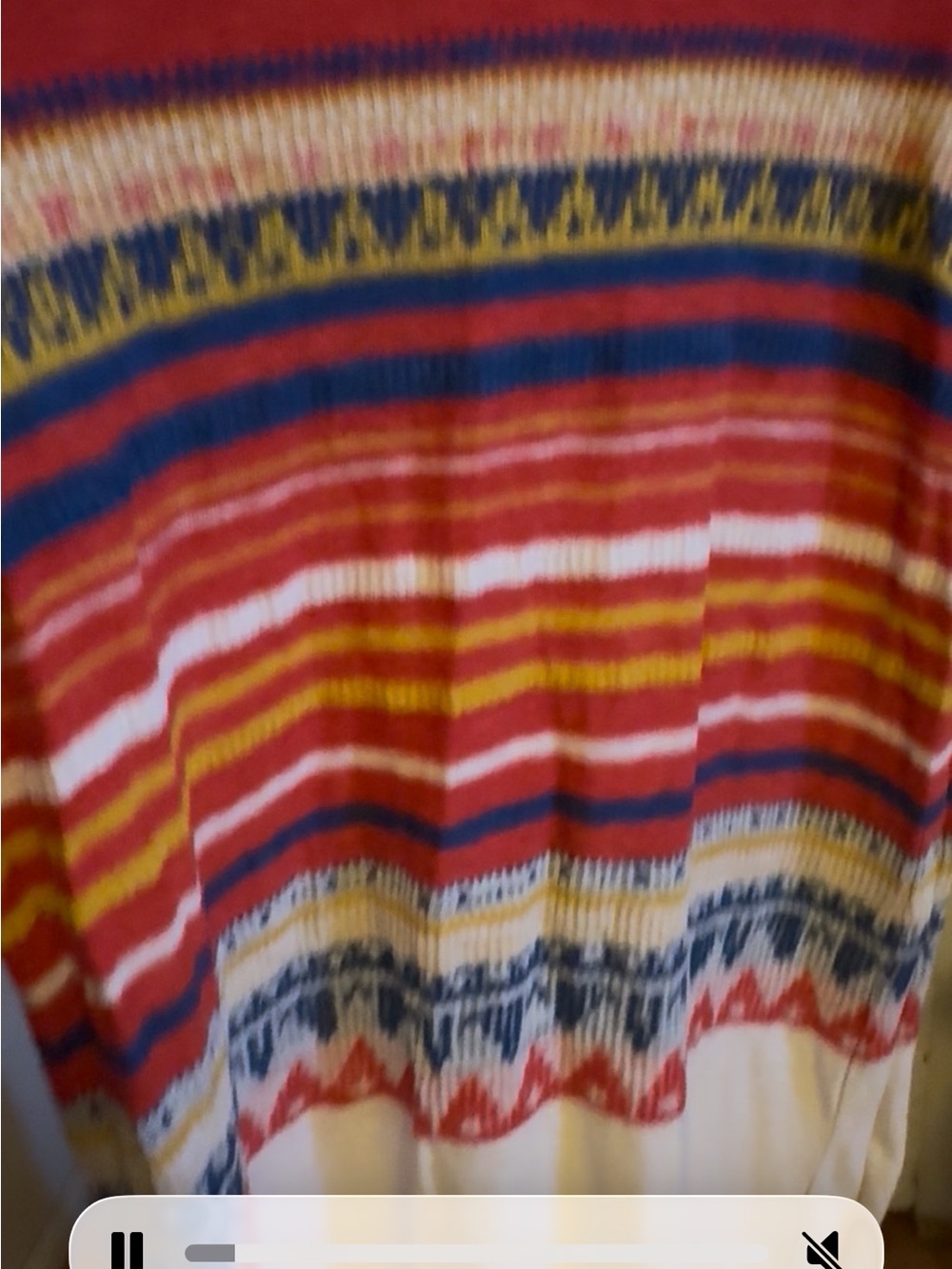 Free People Red Multicolor Striped Scoop-Neck Tunic - Picture 4 of 5